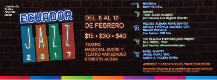 Cartel Ecuador Jazz 2017 Radio Cocoal