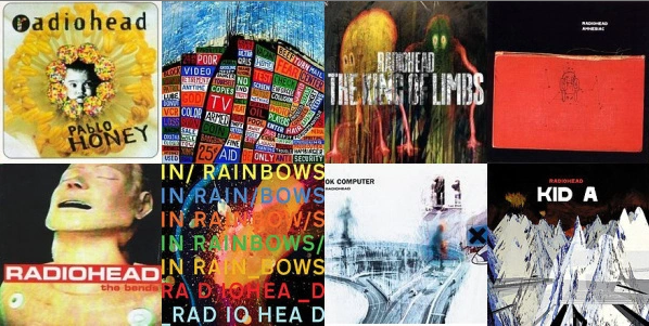 radiohead album covers